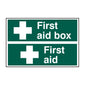 Spectrum Industrial First Aid Box / First Aid Sign 1553