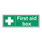 Spectrum Industrial First Aid Box Sign 16304