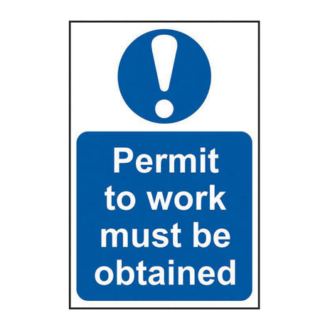 Spectrum Industrial Permit to Work Sign 1693