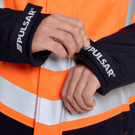 Pulsar PROTECT Hi-Vis Two Tone Interactive Softshell Jacket (P307-R / P306-R)