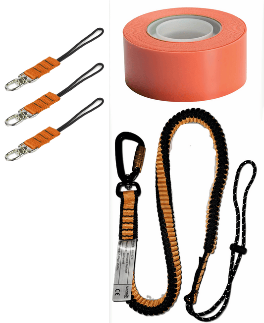 ARESTA 2kg Tool Tethering Kit, Tool Catches, Tape and Bungee Tether - AY-181K
