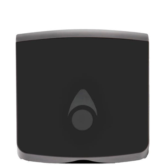 Myriad black gloss hand towel dispenser
