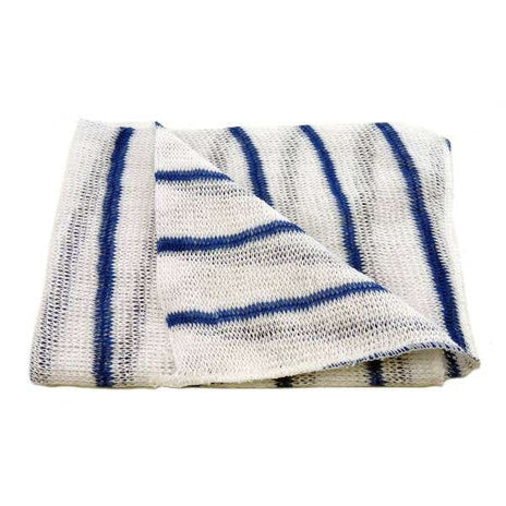 Blue Stripe Cleaning Cloth 40 x 30cm (Case of 10) (14189)