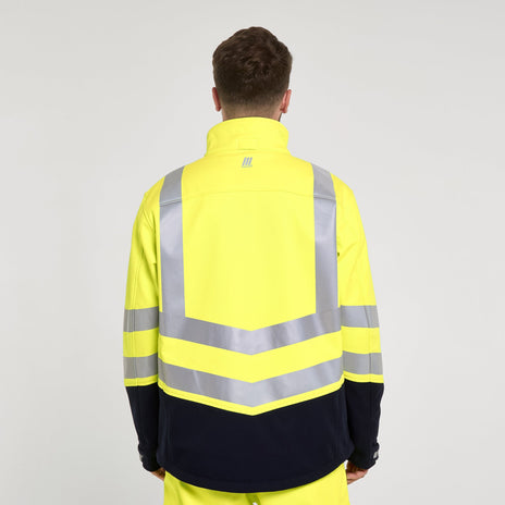 Pulsar PROTECT Hi-Vis Two Tone Interactive Softshell Jacket (P307-R / P306-R)