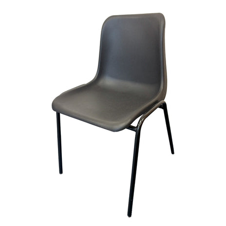Plastic Stacking Chair Black - Trade Pack of 12