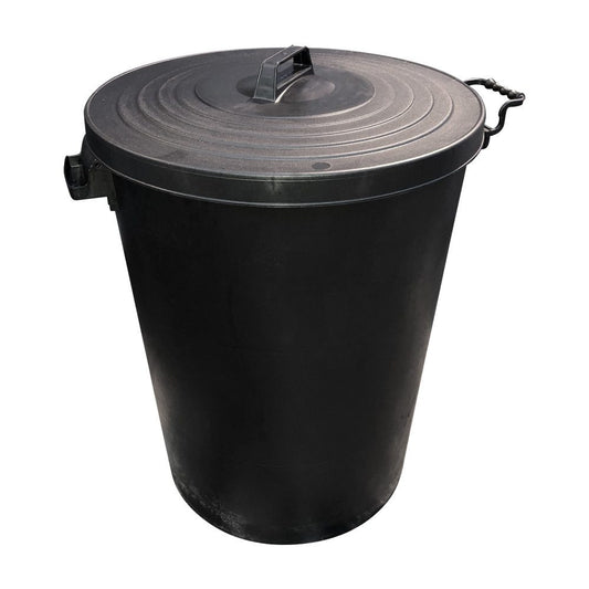 Heavy Duty Plastic Dustbin with Lid 95 Litre