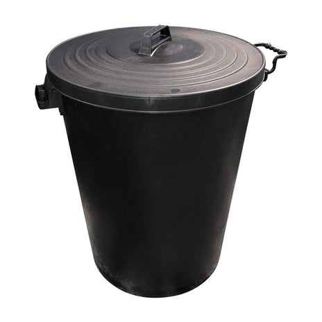 Heavy Duty Plastic Dustbin with Lid 95 Litre - Trade Pack of 15