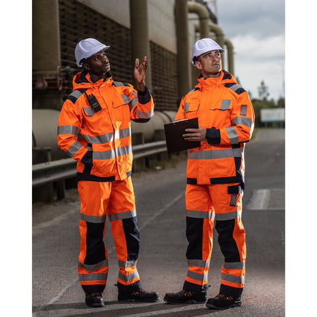 Portwest MV70 Modaflame Rain+ Hi-Vis Multi-Norm Contrast FR Jacket