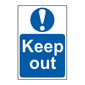 Spectrum Industrial Keep Out Sign 0255