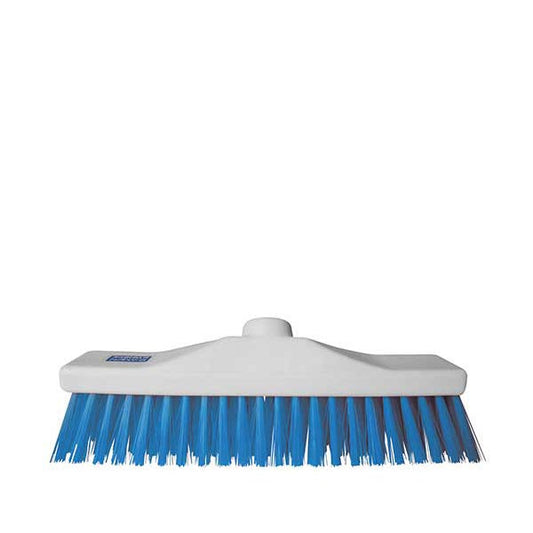 Optima blue stiff bristle brush head, 30cm