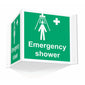 Spectrum Industrial Emergency Shower (Projection Sign) Sign 4464