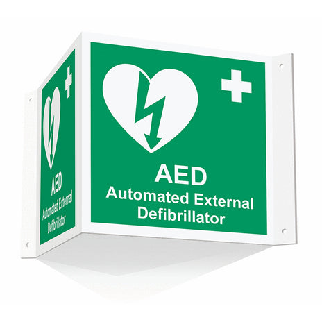 Spectrum Industrial AED (Projection Sign) Sign 4465