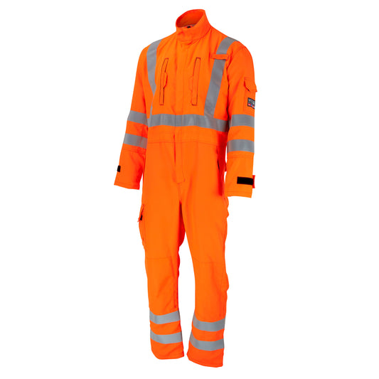 ProGARM 4693 Hi-Vis Orange Lightweight Arc Flash Coverall