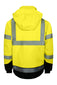 Lyngsoe 4WS-5057 4-Way Stretch Breathable Hi-Vis Rain Jacket EN ISO 20471 Class 3