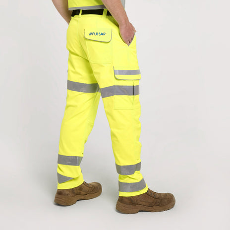 Pulsar PROTECT Hi-Vis Stretch Combat Trousers (PR336-R / P346-R)