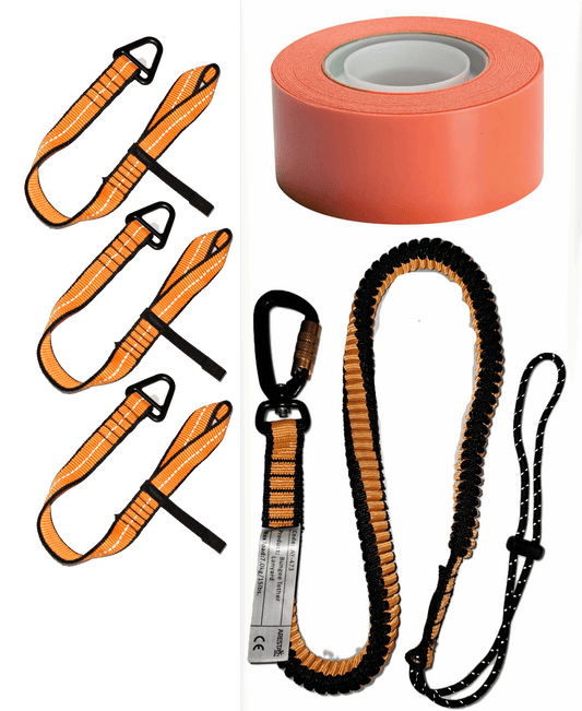 ARESTA Tool Tethering Kit 900g, Tool Catches, Tape and Coil Tether - AY-180K