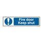 Spectrum Industrial Fire Door Keep Shut Sign 11325