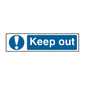 Spectrum Industrial Keep Out Sign 0255