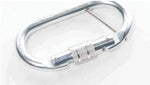 ARESTA Polished Screw Gate Oval Carabiner with Pin - PJ-501P