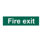 Spectrum Industrial Fire Exit (text Only) Sign 1502