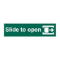 Spectrum Industrial Slide to Open (right) Sign 13355