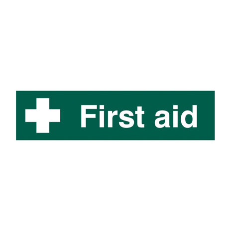 Spectrum Industrial First Aid Sign 1550