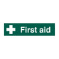 Spectrum Industrial First Aid Sign 1550