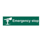 Spectrum Industrial Emergency Stop Sign 5215