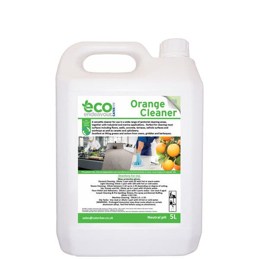 Eco Endeavour orange multi-purpose cleaner, 5 litre container