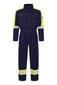 Tranemo 5716 88 Cantex 57 FR Multinorm Boilersuit Yellow/Navy EN ISO 11612