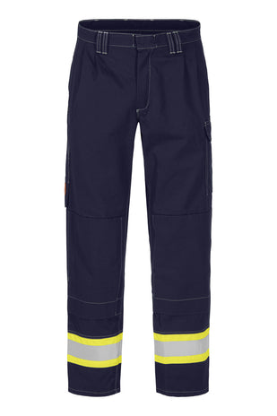 Tranemo 5726 88 Cantex 57 FR Multinorm Trousers Yellow/Navy EN ISO 11612