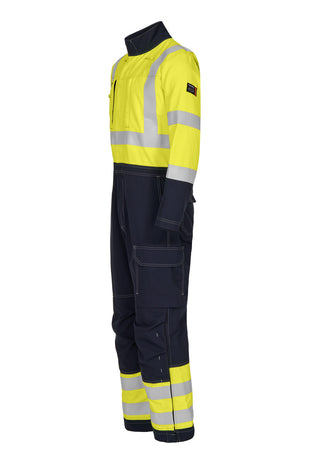 Tranemo 5811 81 Tera TX FR Arc Hi-Vis Boilersuit Yellow/Navy EN ISO 11612