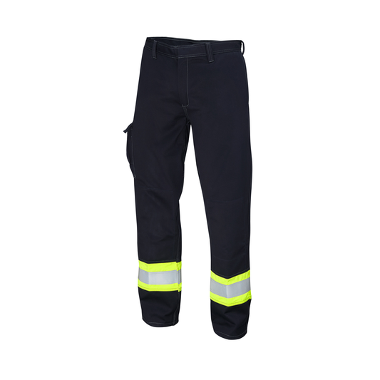 ProGARM 5816 Two-Tone Arc Flash Trousers Hi-Vis Yellow/Navy