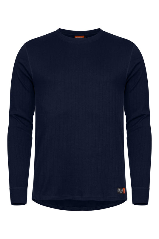 Tranemo 5940 92 FR Arc Long Sleeve Base Layer Top Navy EN ISO 11612 front