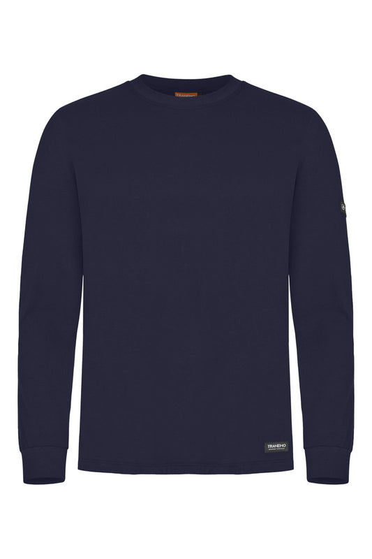 Tranemo 5947 89 FR Arc Long Sleeve T-Shirt Navy EN ISO 11612 front