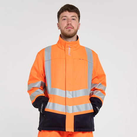 Pulsar PROTECT Hi-Vis Two Tone Interactive Softshell Jacket (P307-R / P306-R)
