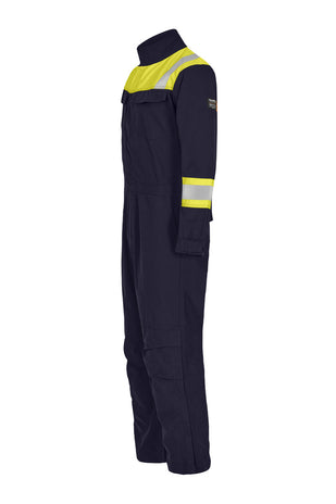Tranemo 6010 81 Tera TX Non-Metal FR Arc Boilersuit Yellow/Navy EN ISO 11612