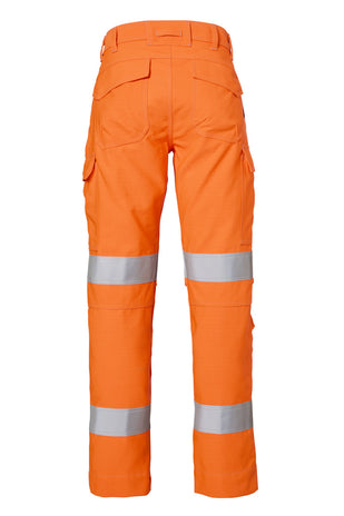 Tranemo 6121 82 Edge FR Arc Hi-Vis Rail Trousers Orange RIS-3279-TOM