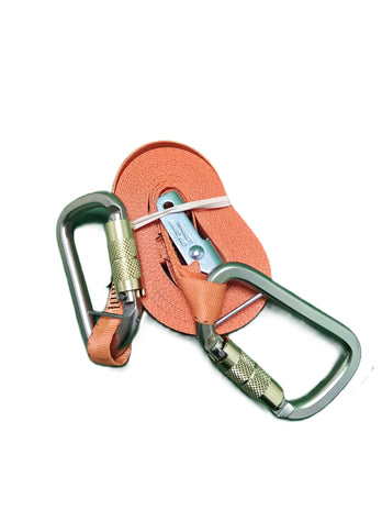 ARESTA Ladder Strap 6m, 15kN, 25mm Webbing with Carabiners - AR-LS06