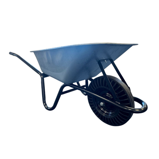 Galvanised Wheelbarrow 90 Litre Solid Tyre