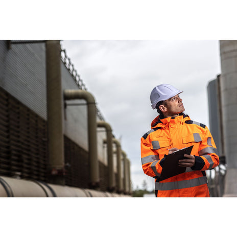 Portwest MV70 Modaflame Rain+ Hi-Vis Multi-Norm Contrast FR Jacket