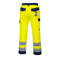 Portwest MV46 Hi-Vis Modaflame Trouser Yellow/Navy