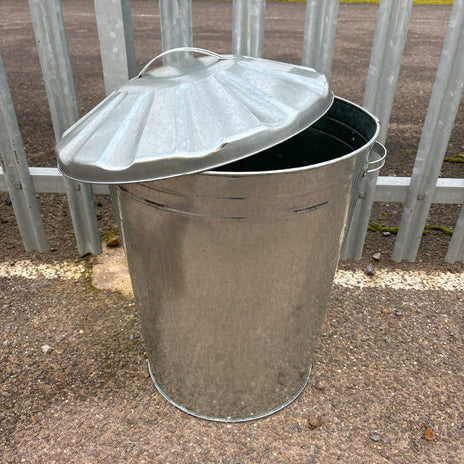 Galvanised Dust Bin 90 Litre - Trade Pack of 15