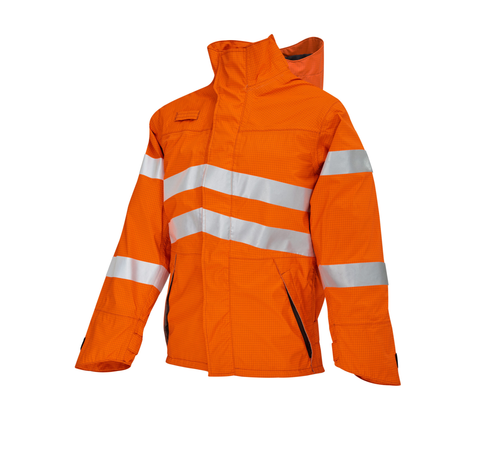 ProGARM 9422 Hi-Vis Orange Lightweight Waterproof Arc Flash Jacket 23 cal/cm² APC 2