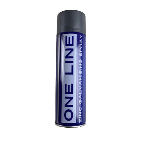 One Line Galvanised Zinc Spray 500ml - Trade Pack of 100