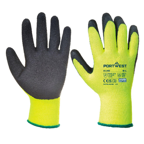 Portwest A140 Thermal Latex Grip Glove (Pack of 12)
