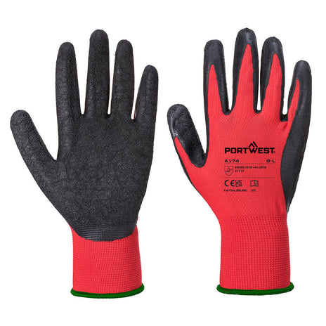 Portwest A174 Flex Grip Latex Palm Coated Glove (Pack of 12)