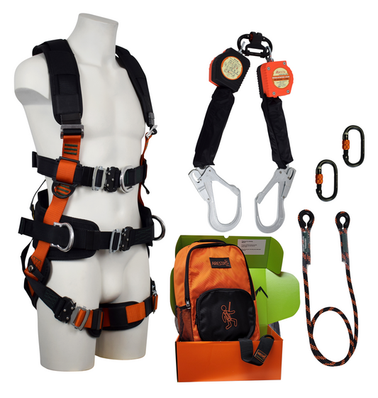 ARESTA Film Kit, 5 Point Harness, Retractable & Rope Lanyards - AK-F401