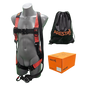 ARESTA MEWP Kit, Black and Red Harness, 2m Lanyard, Pump Bag - AK-M01AA-BR