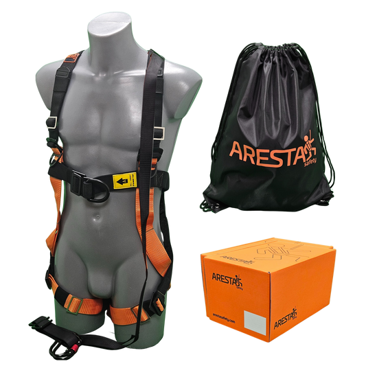 ARESTA Deluxe MEWP Kit 1B, Double Point Harness, 1.5m Adjustable Lanyard - AK-M01S/15D